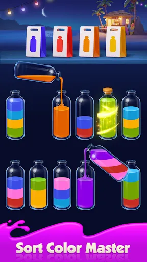 Скриншот 5 — Water Sort! Сортировка цветов