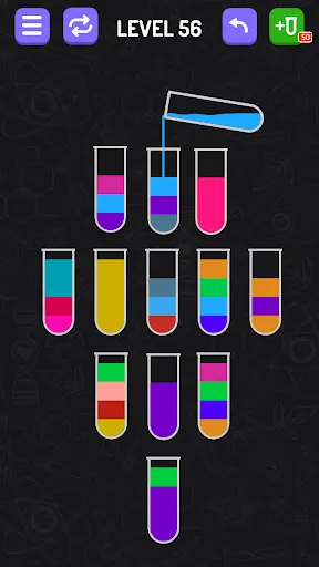 Скриншот 3 — Water Sort-игры-головоломки