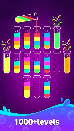 Скриншот 1 — Water Sort Puzzle: бутылочки