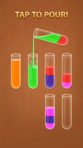Скриншот 1 — Water Sort Puzzle - Color Sort