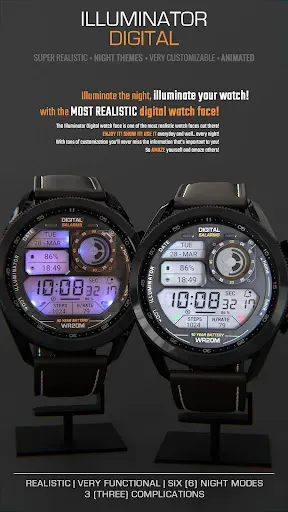 Скриншот 1 — ILLUMINATOR Digital Watch face