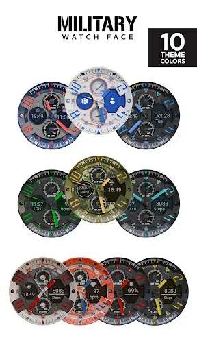 Скриншот 3 — WB Military Analog Watch Face