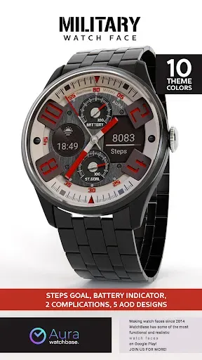 Скриншот 6 — WB Military Analog Watch Face