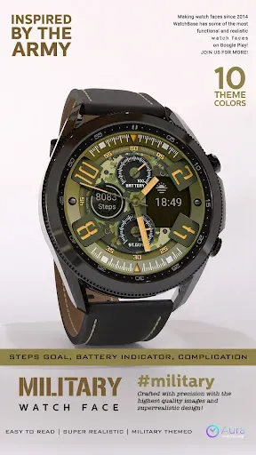 Скриншот 8 — WB Military Analog Watch Face