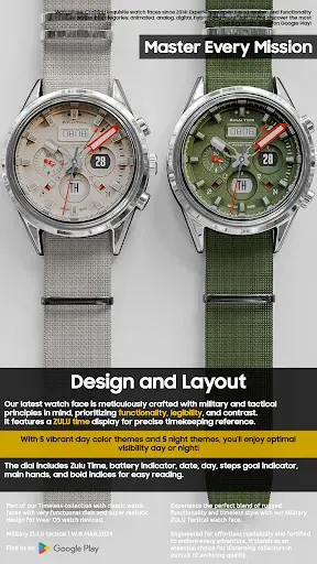 Скриншот 2 — Military ZULU Tactical watch