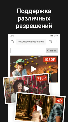 Скриншот 3 — WDownloader - загрузчик видео