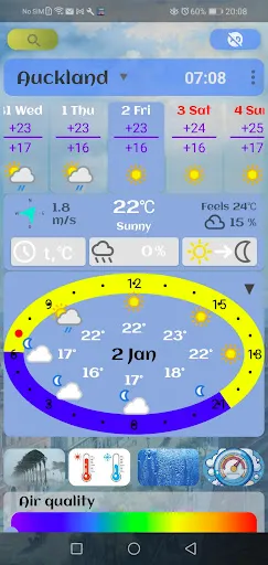 Скриншот 1 — MeteoInfo: погода и приливы