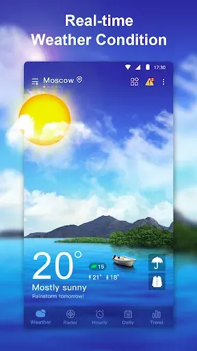 Скриншот 1 — Погода в прямом эфире - точный