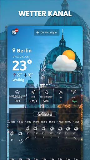 Скриншот 1 — Wetter Online - Wetter App