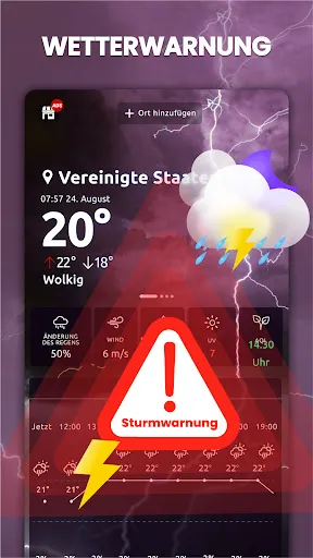 Скриншот 3 — Wetter Online - Wetter App