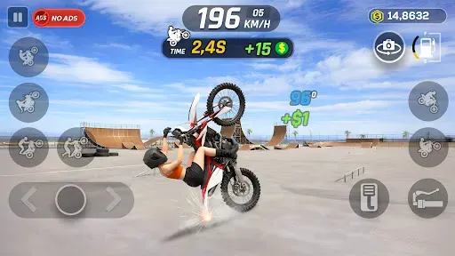 Скриншот 2 — Wheelie Master: Moto Ride 3D