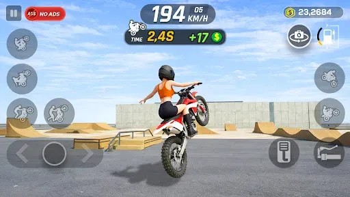 Скриншот 6 — Wheelie Master: Moto Ride 3D