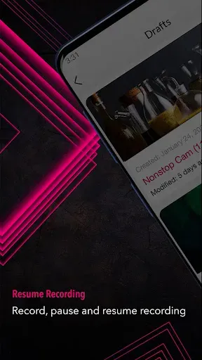 Скриншот 7 — Nonstop Video Cam : Pause & Sw