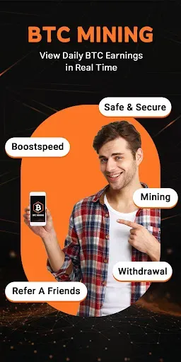 Скриншот 1 — Bitcoin miner BTC cloud mining