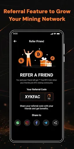 Скриншот 3 — Bitcoin miner BTC cloud mining