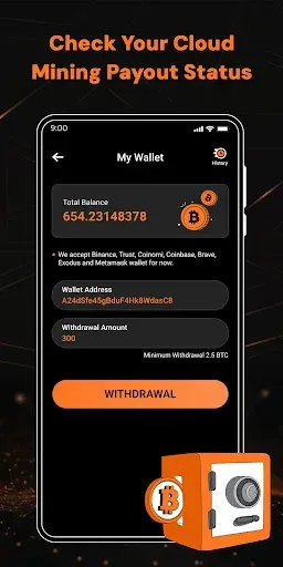 Скриншот 4 — Bitcoin miner BTC cloud mining
