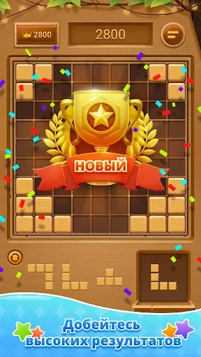 Скриншот 3 — Wood Block Puzzle-SudokuJigsaw