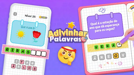 Скриншот 2 — Adivinhar Palavras: o que é
