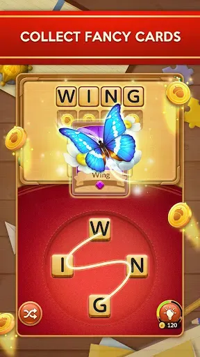 Скриншот 1 — Word Card: Fun Collect Game