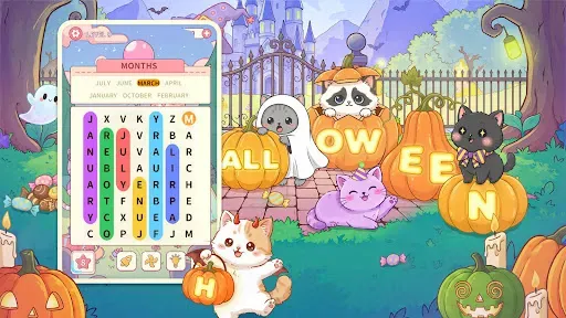 Скриншот 1 — Ring of Words2: Cats Party
