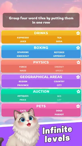 Скриншот 3 — Word Association Sort: Puzzle