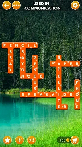 Скриншот 3 — Word Cross Jigsaw - Word Games