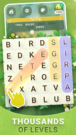 Скриншот 1 — Word Search Nature Puzzle Game