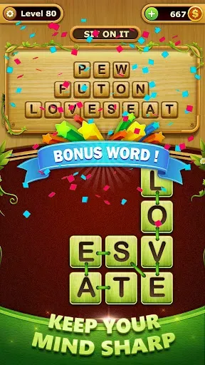 Скриншот 3 — Word Think - Word Puzzle Games