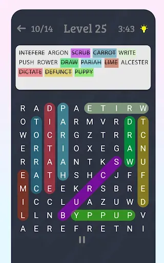 Скриншот 4 — Word Search Classic Puzzles