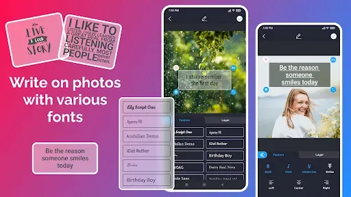 Скриншот 2 — Text Swag: Logo, AI Text Maker