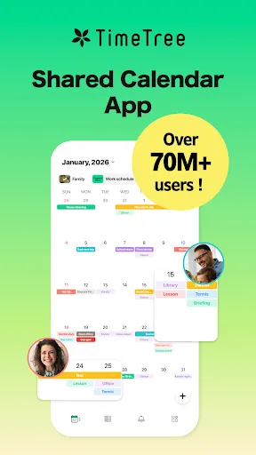 Скриншот 1 — TimeTree - Shared Calendar