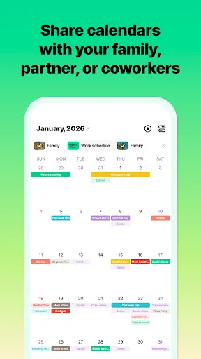 Скриншот 2 — TimeTree - Shared Calendar