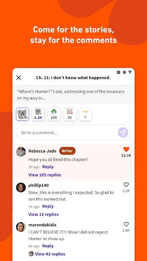 Скриншот 3 — Wattpad Beta