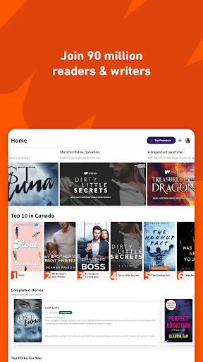 Скриншот 7 — Wattpad Beta