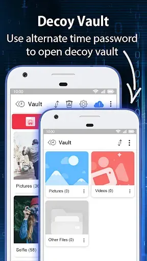Скриншот 4 — Clock Vault-Hide Photos,Videos