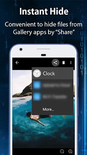 Скриншот 7 — Clock Vault-Hide Photos,Videos