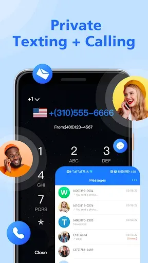 Скриншот 2 — CoverMe - Second Phone Number