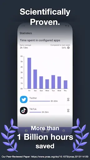 Скриншот 3 — one sec | app blocker, focus