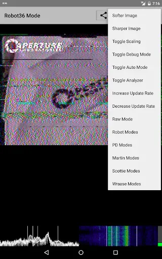 Скриншот 5 — Robot36 - SSTV Image Decoder
