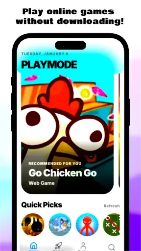 Скриншот 1 — PLAYMODE - Play Now