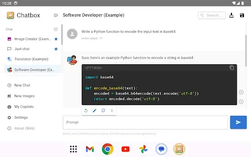 Скриншот 6 — Chatbox AI: Powerful AI Client