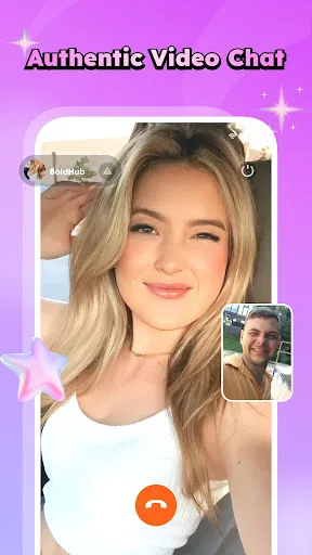 Скриншот 1 — BoldHub: Video Chat & Friends