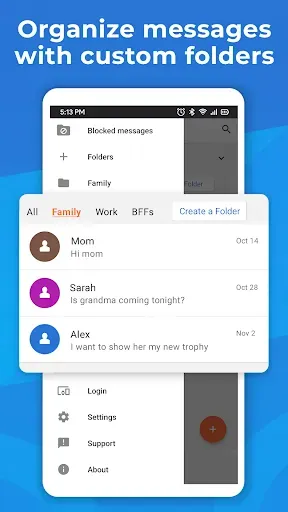 Скриншот 2 — Pulse SMS (Phone/Tablet/Web)