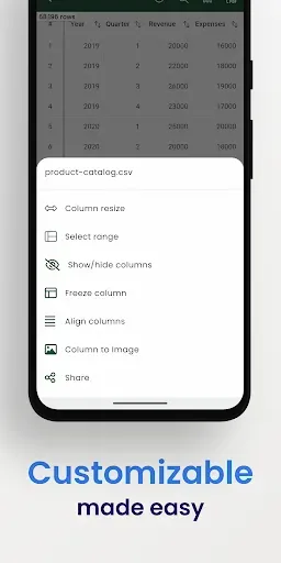 Скриншот 8 — CSV File Viewer - Smart CSV