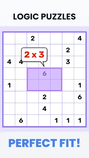 Скриншот 6 — Rectangles - Shikaku Puzzle