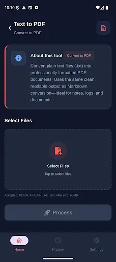 Скриншот 6 — Конвертер в PDF – PDFOn