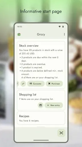 Скриншот 1 — Grocy: Grocery Management