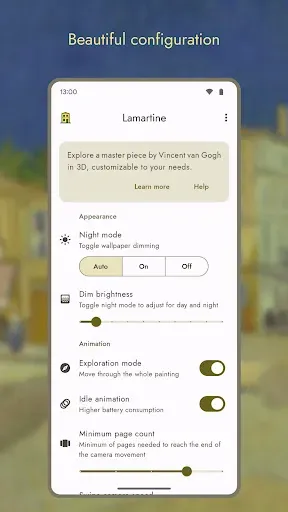 Скриншот 3 — Lamartine: Live Wallpaper
