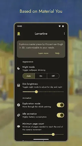 Скриншот 4 — Lamartine: Live Wallpaper