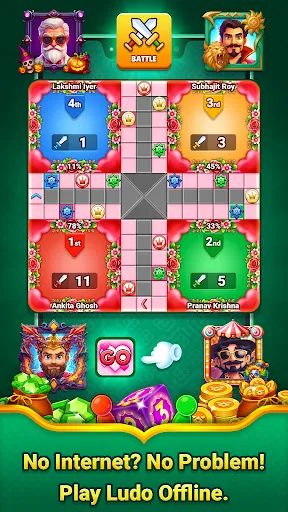 Скриншот 3 — Ludo Gold - Board Game
